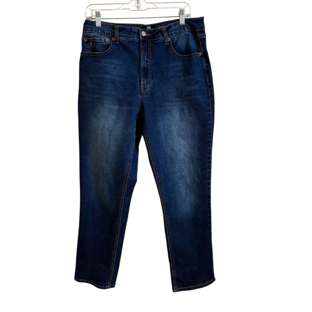Frye Women's Dark Wash Denim Jeans Size‎ 10/30 Straight Leg Classic Comfort
